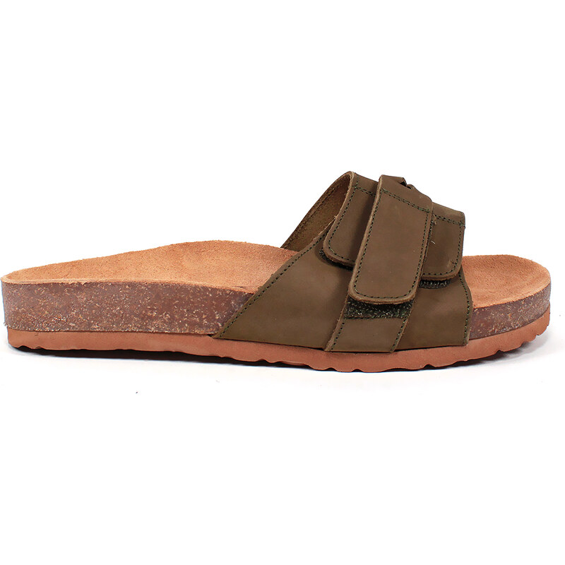 Secretshoes Kožené korkové šľapky 62868945