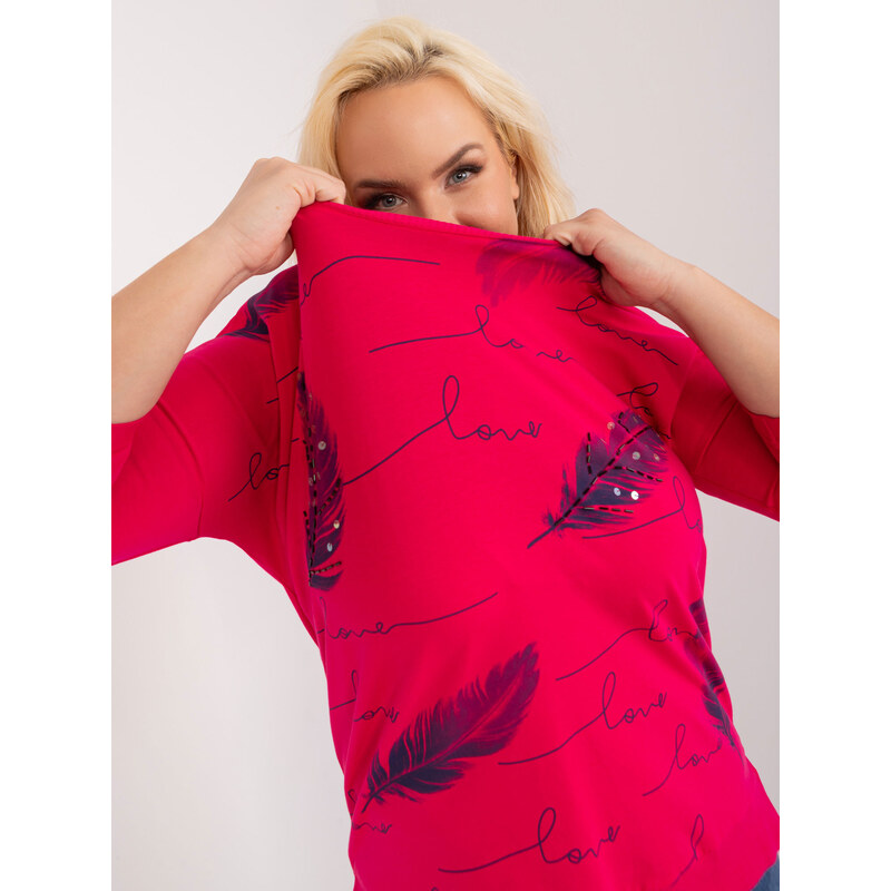 FPrice Blúzka RV BZ 9433.81 fuchsiová 49809587