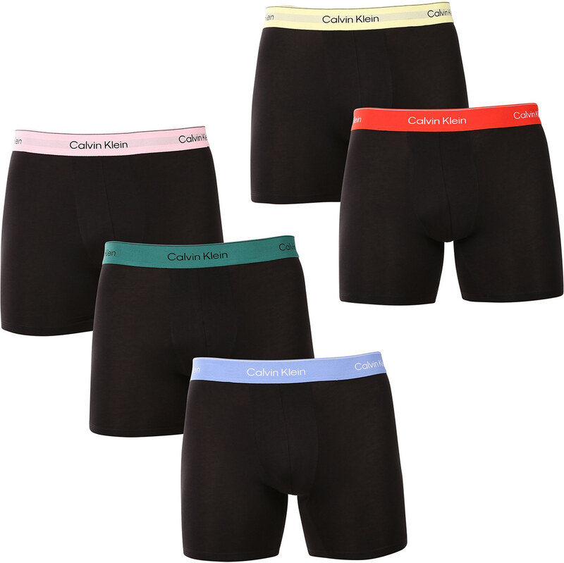 5PACK pánske boxerky Calvin Klein čierné (NB4231-VSU) 62870914