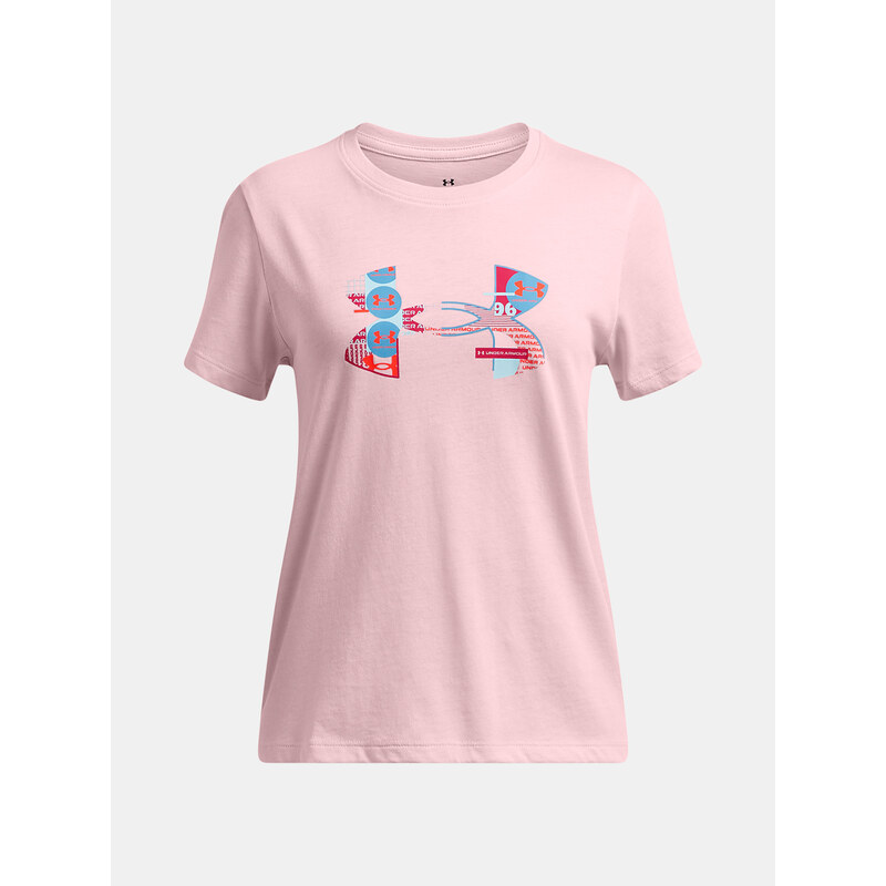 E-shop Girls T-shirt Under Armour UA Big Logo UA Fill SS - Girls