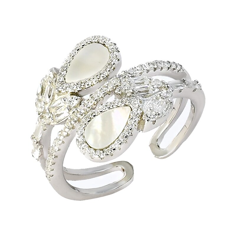 Strieborný prsteň Glare 858 62869848