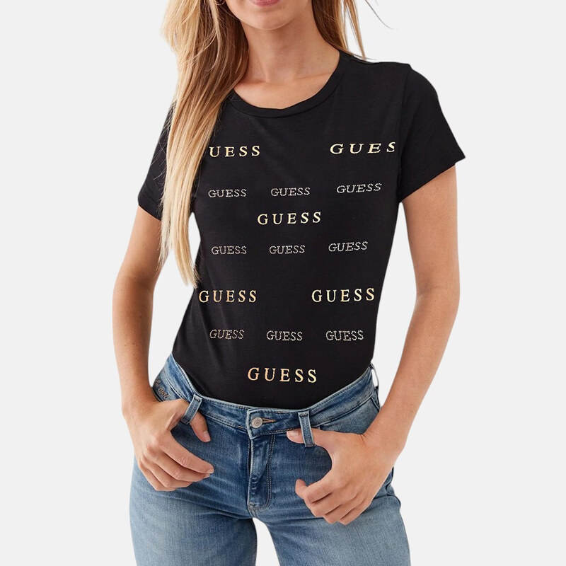 Dámské černé triko Guess 56172 62870045