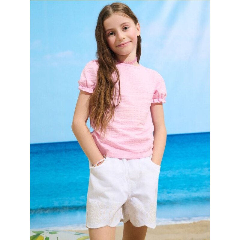 Sinsay - Tričko s krátkym rukávom - ružová 65757622