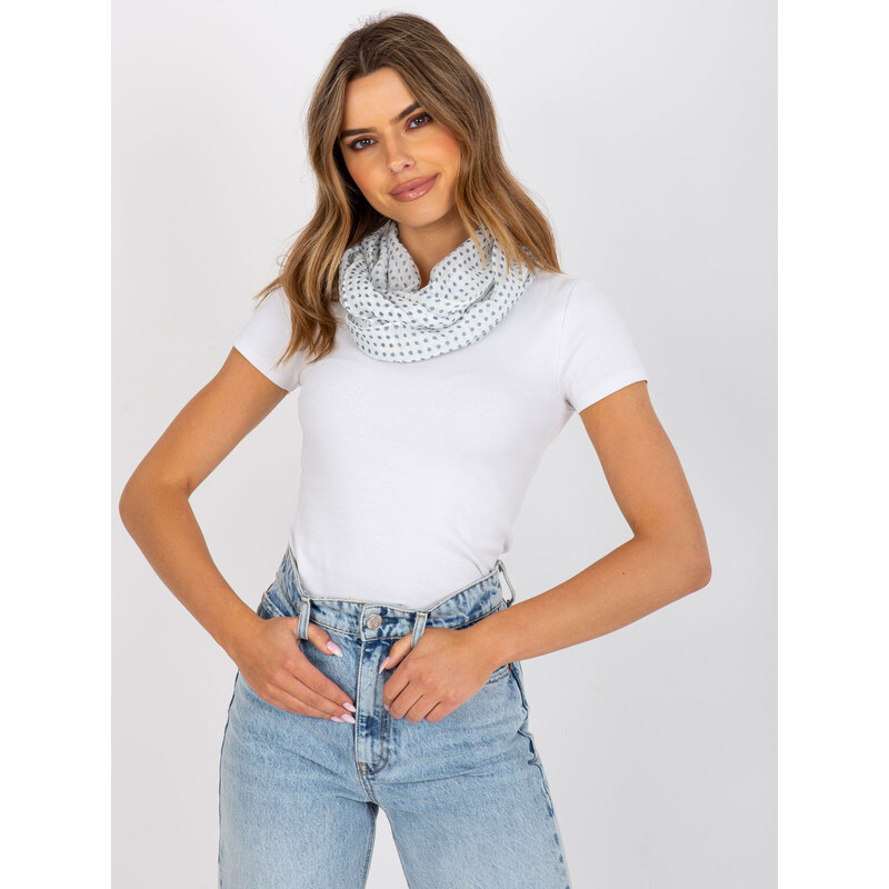 BASIC Biela šatka s bodkami AT-CH-BF48181 33971457