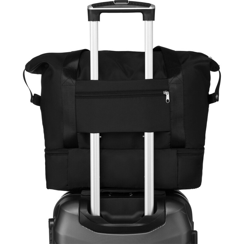 Peterson čierna cestovná taška z odolného polyesteru PTN 23033 57236436