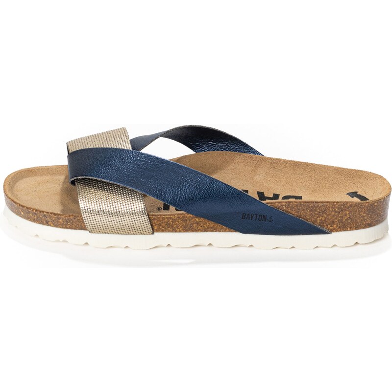 Bayton Šľapky Mildura námornícka modrá / zlatá 63145387