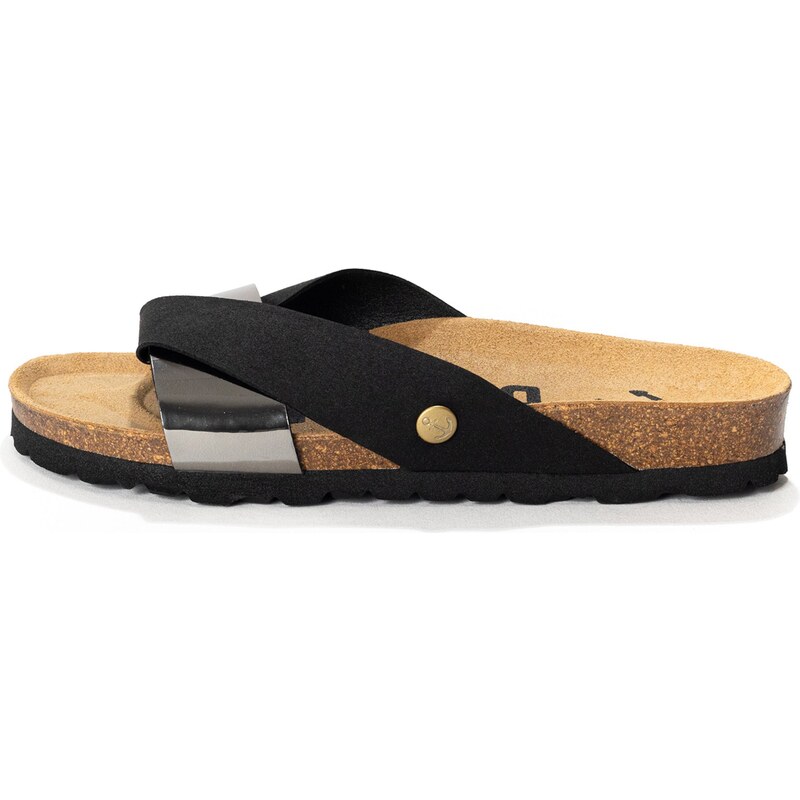 Bayton Šľapky Figari čierna / strieborná 63145396