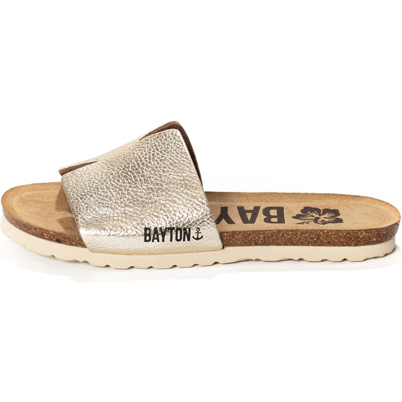 Bayton Šľapky Dijilan svetlohnedá / zlatá 63153580