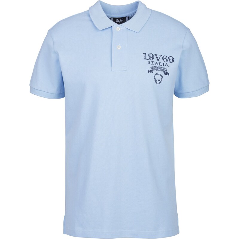 19V69 ITALIA Tričko svetlomodrá / tmavomodrá 63157608