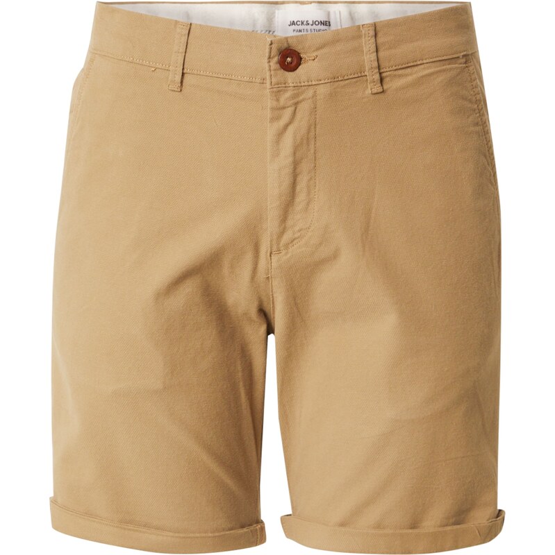 JACK & JONES Chino nohavice JPSTMARCO ERIK tmavobéžová 62880503