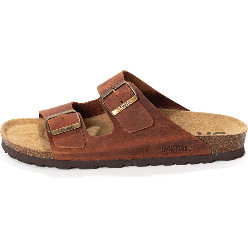 Bayton Šľapky Atlas hnedá 63017603