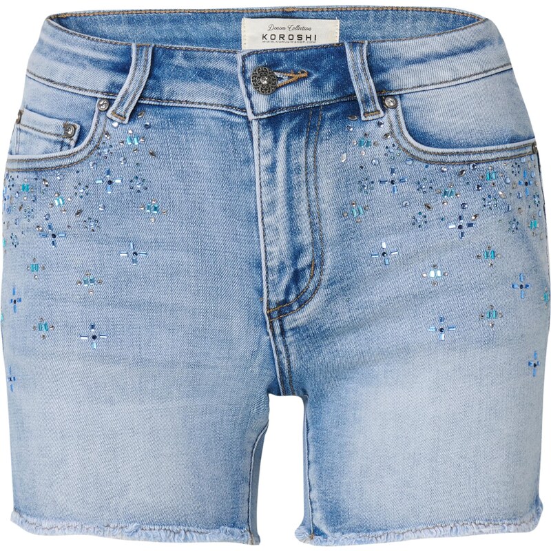 KOROSHI Džínsy svetlomodrá 63153673