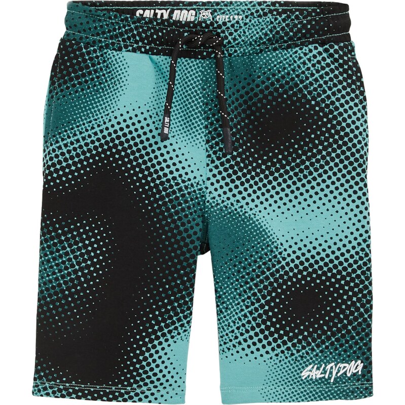 WE Fashion Nohavice tyrkysová / petrolejová / čierna / biela 63060012