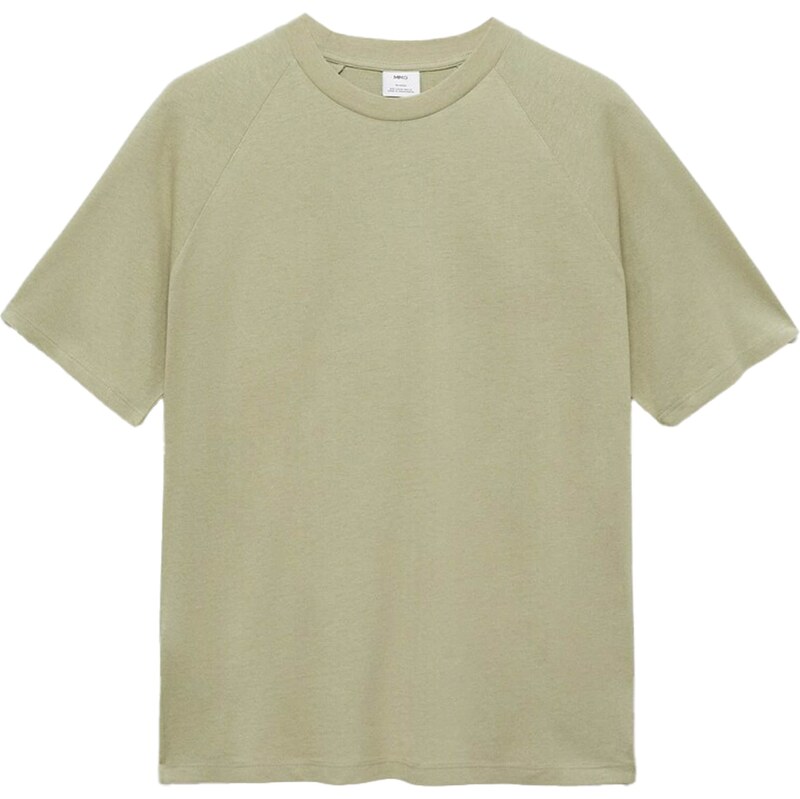 MANGO MAN Tričko CIRCO pastelovo zelená 63038376