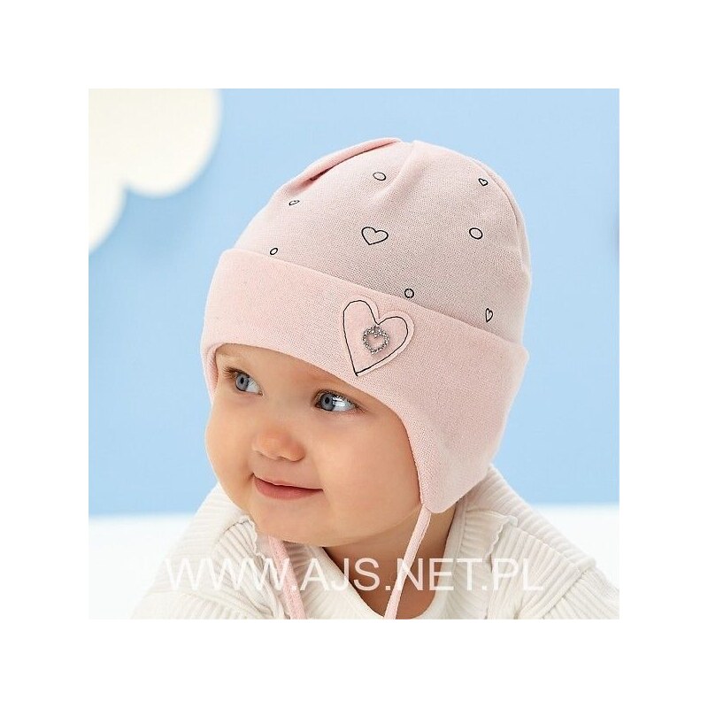 Dievčenská jarná čiapka AJS 50-003 62987675