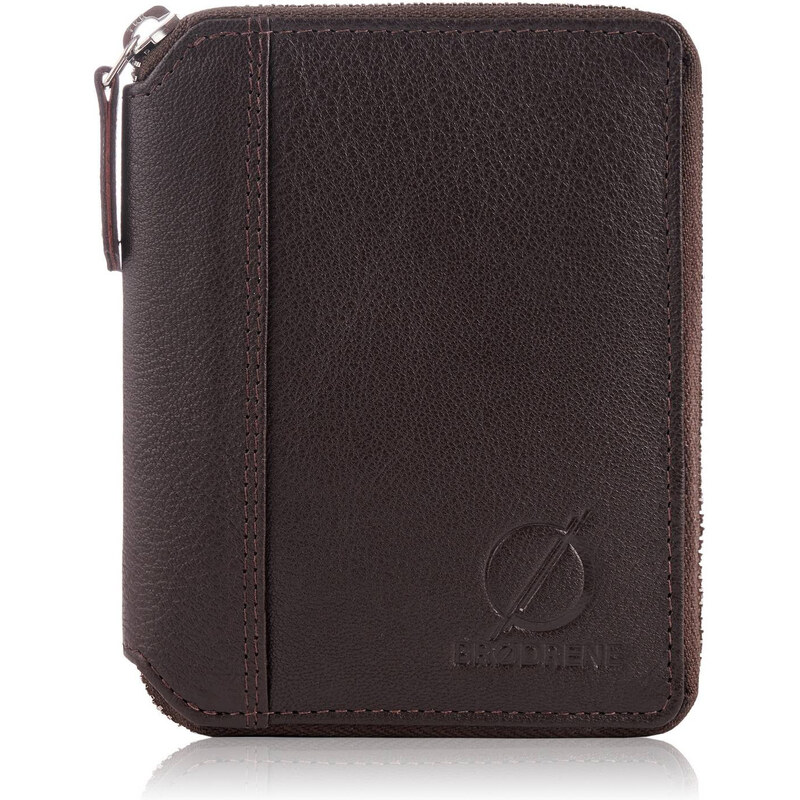 Brodrene Pánska kožená peňaženka | hnedá G-05L/BROWN 62886293