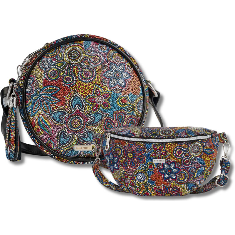 Paolo Peruzzi Dámska súprava kožených kabeliek | farebná ZUP-130 62886295