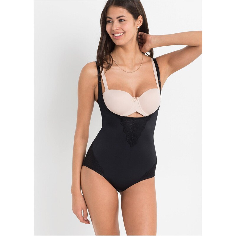 bonprix Sťahovacie body, so silným tvarujúcim efektom, farba čierna 19123224