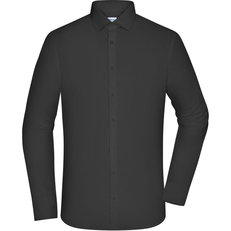 Pánska košeľa zo zmiešaného popelínu s dlhým rukávom Slim fit Daiber 62909345