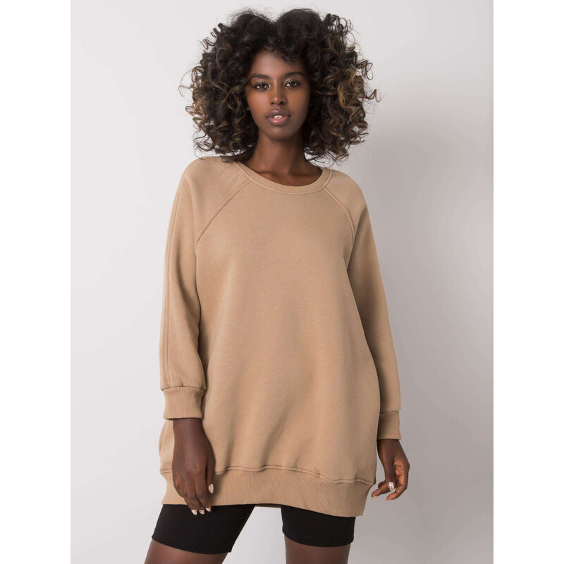 BASIC Béžová dámska mikina EM-BL-623.06-beige 25901721