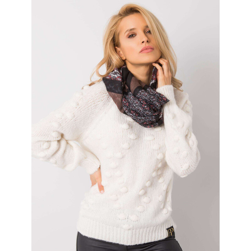 BASIC Farebná dámska šatka so vzormi AT-CH-F106011-4-black 20469513