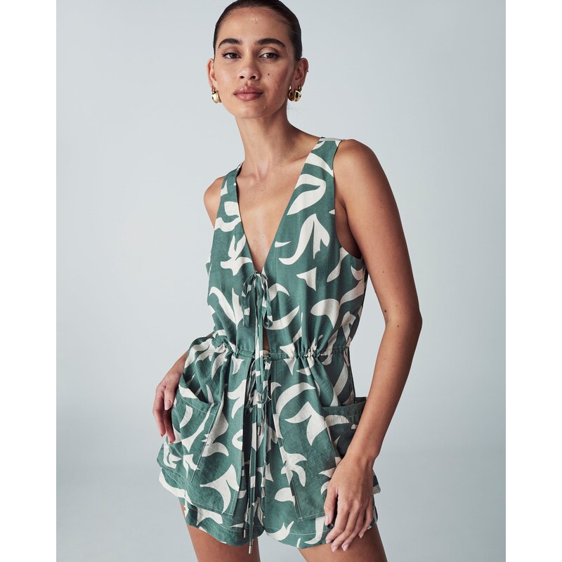 St MRLO Top Levie nefritová / prírodná biela 62890259