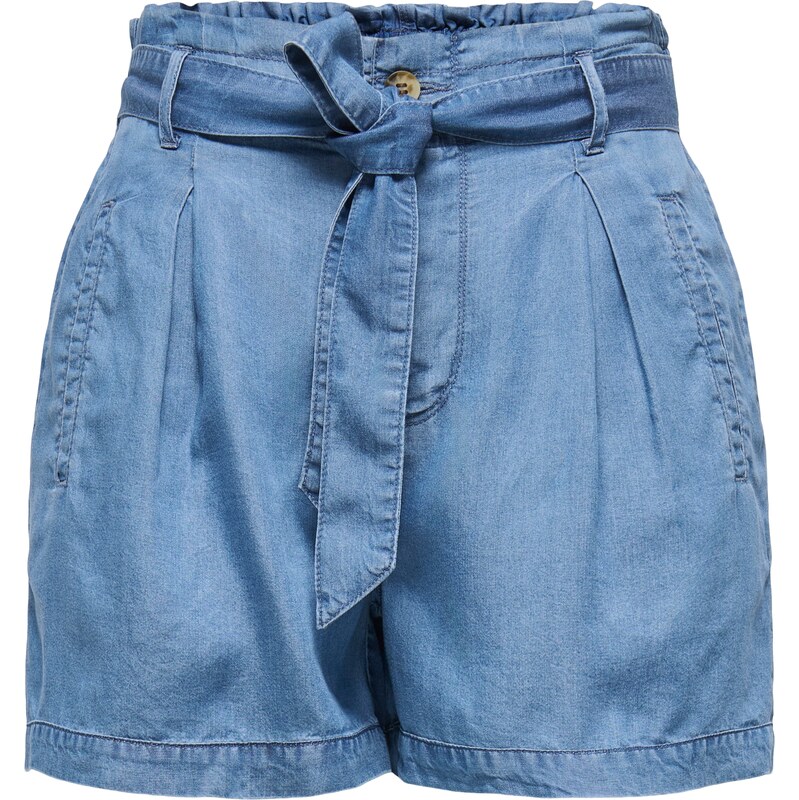 ONLY Plisované rifle Charis modrá denim 62890416