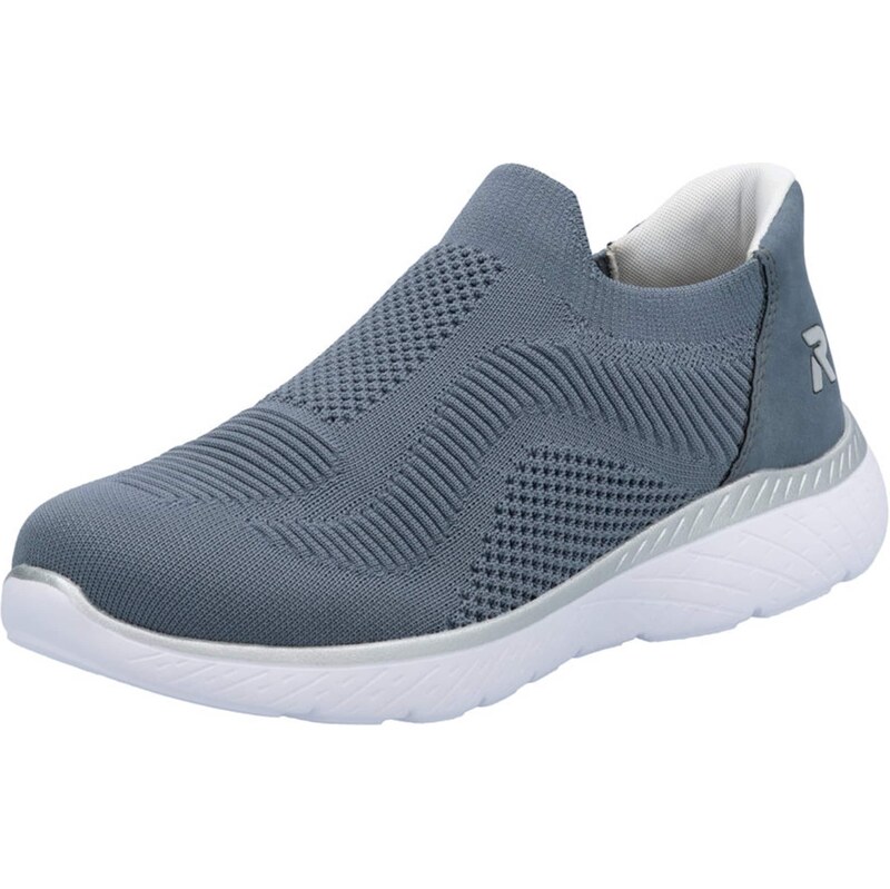 Rieker Sport Slip-on obuv modrosivá 62994718