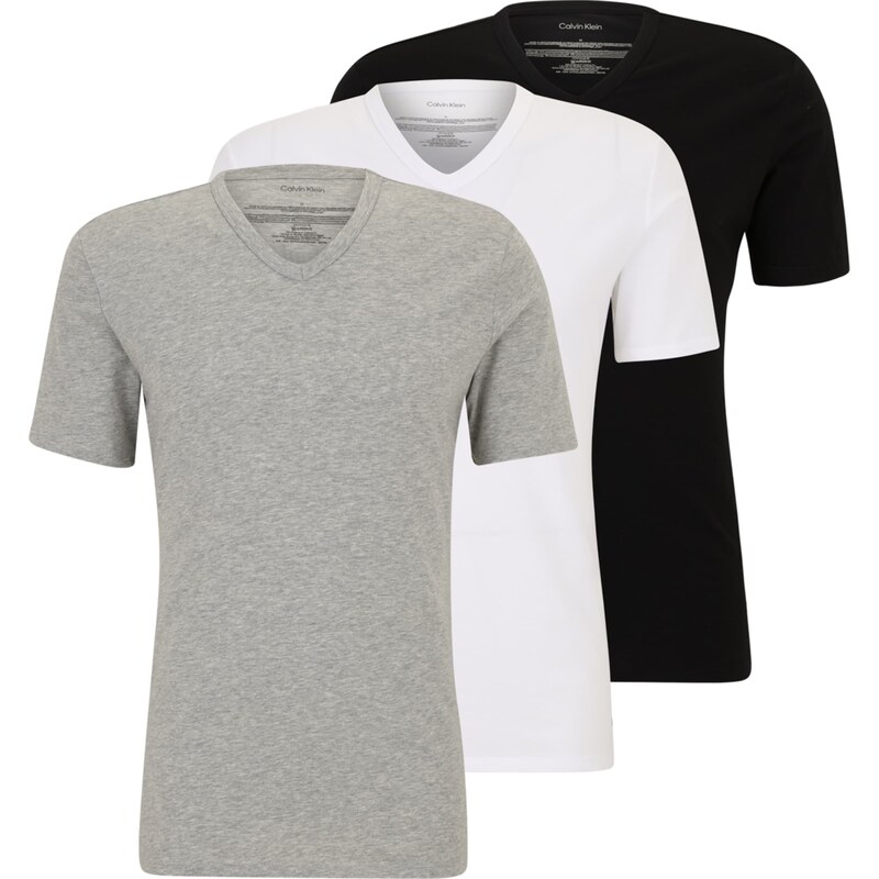 Calvin Klein Underwear Tielko sivá melírovaná / čierna / biela 62890544