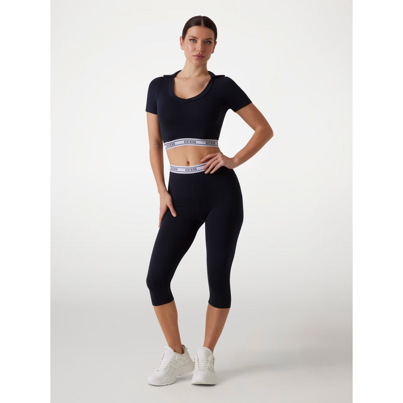 Guess New Aline Capri Leggings Eco S BLACK 62887324