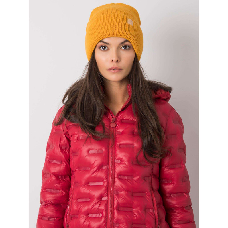 RUE PARIS Žltá dámska čiapka JK-SK-29.13 57948196