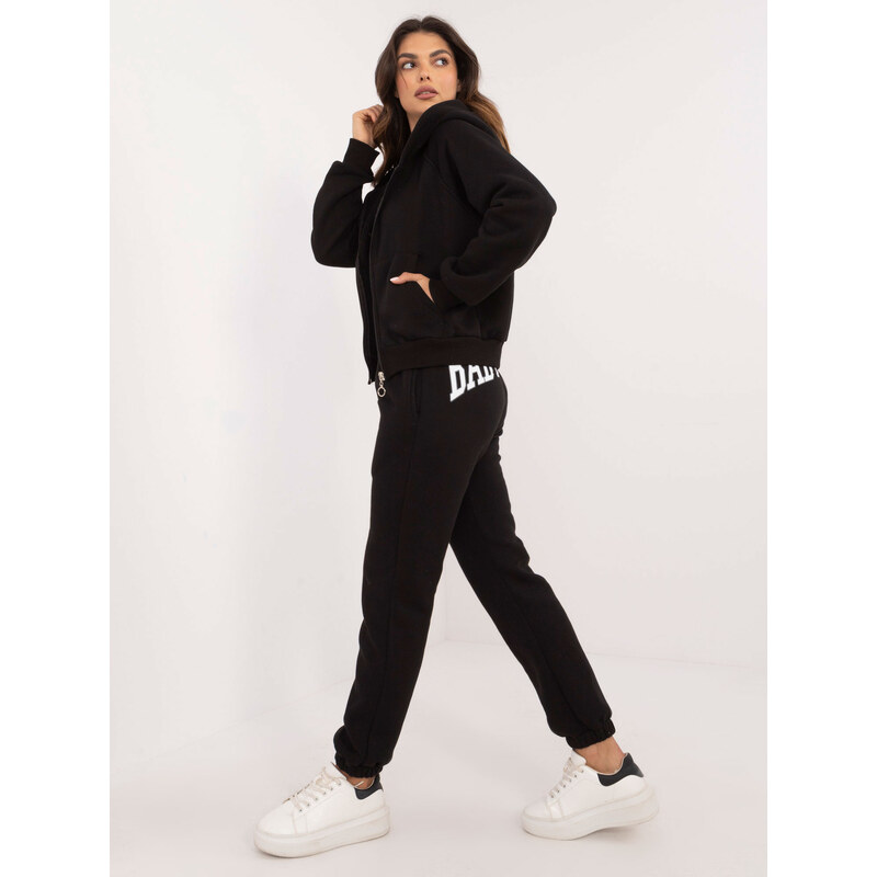 BASIC Čierna dámska tepláková súprava s topom EM-KMPL-862.27-black 59762254