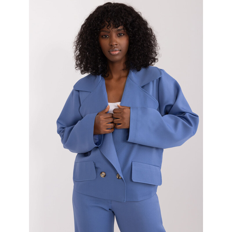 BASIC Modré krátke sako LK-MA-509578.20-blue 49812893