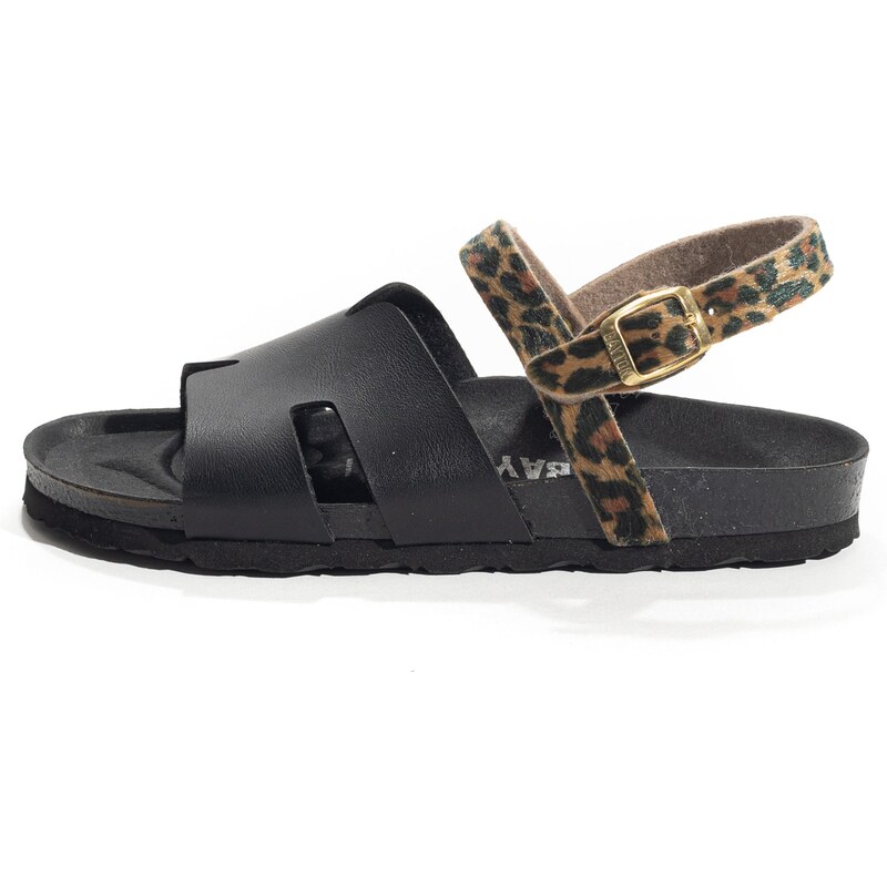 Bayton Sandále WARHOL hnedá / zlatá / čierna 63146565