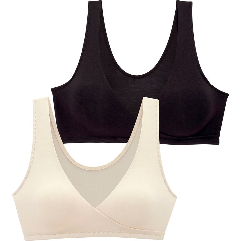 PETITE FLEUR Podprsenka na dojčenie krémová / čierna 63175834