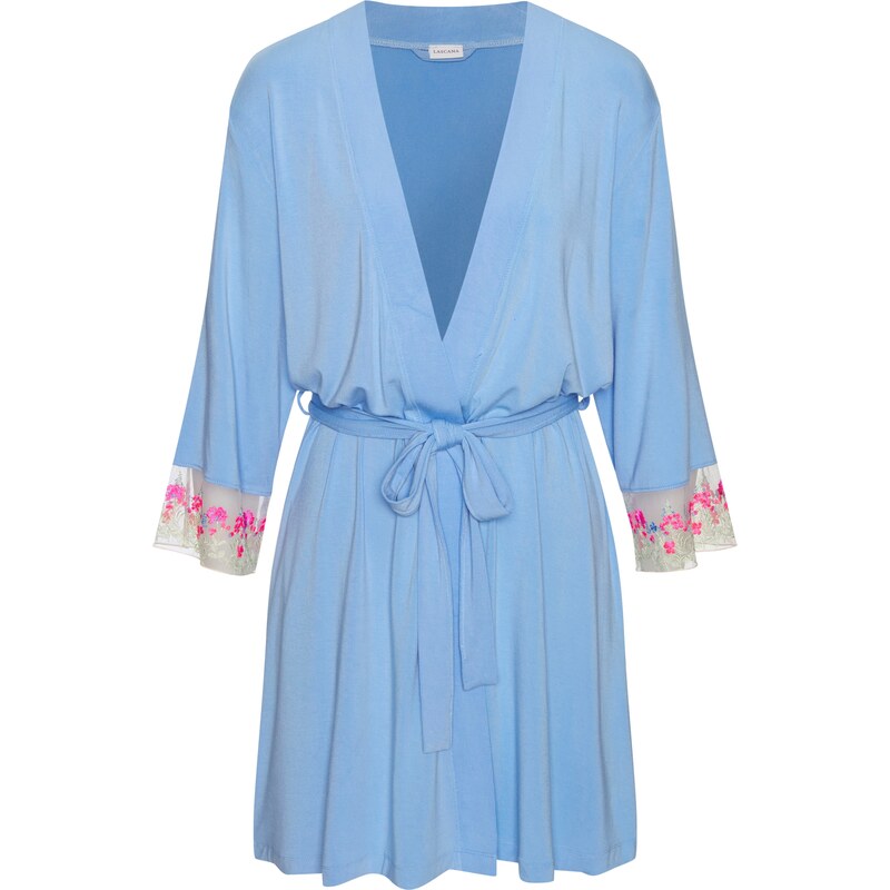 LASCANA Župan svetlomodrá / pastelovo zelená / ružová 62994606