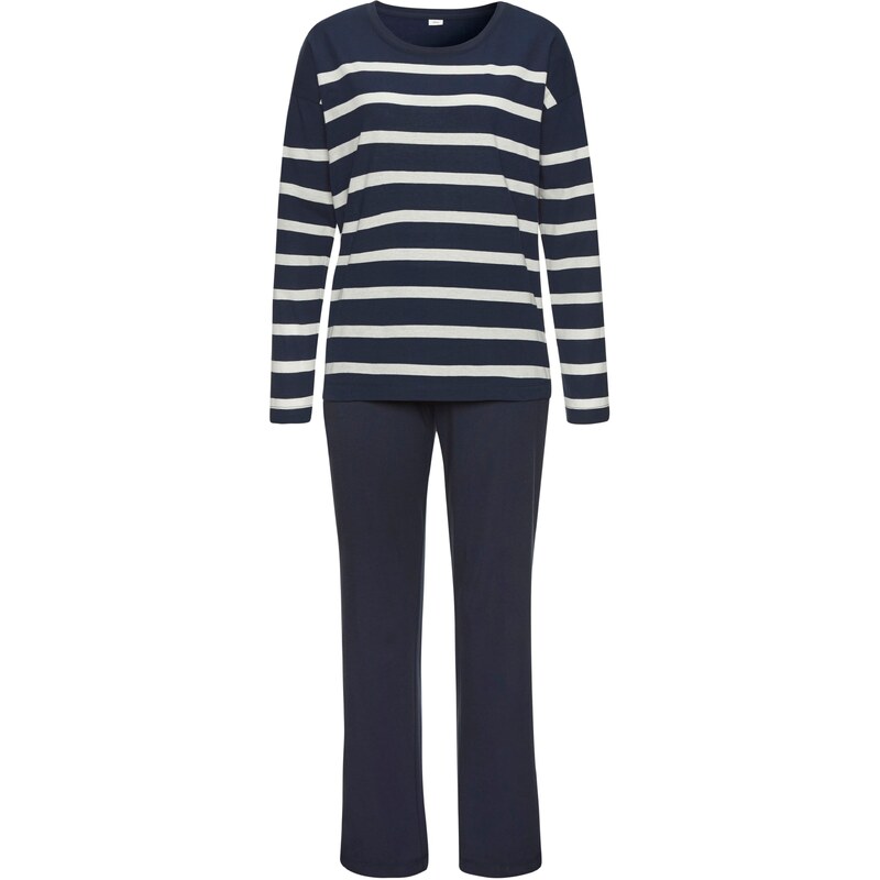 s.Oliver Pyžamo námornícka modrá / biela 62899745