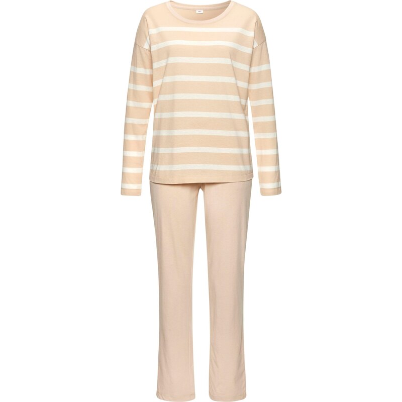 s.Oliver Pyžamo béžová / biela 62899748