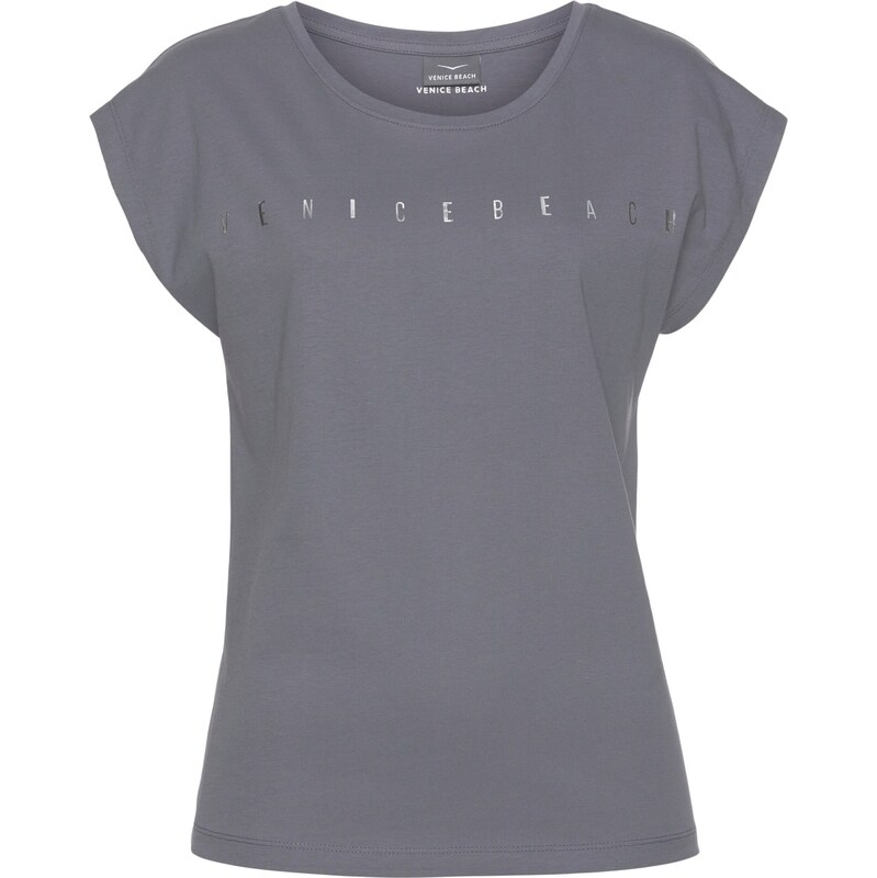 VENICE BEACH Tričko tmavosivá / biela 62902552