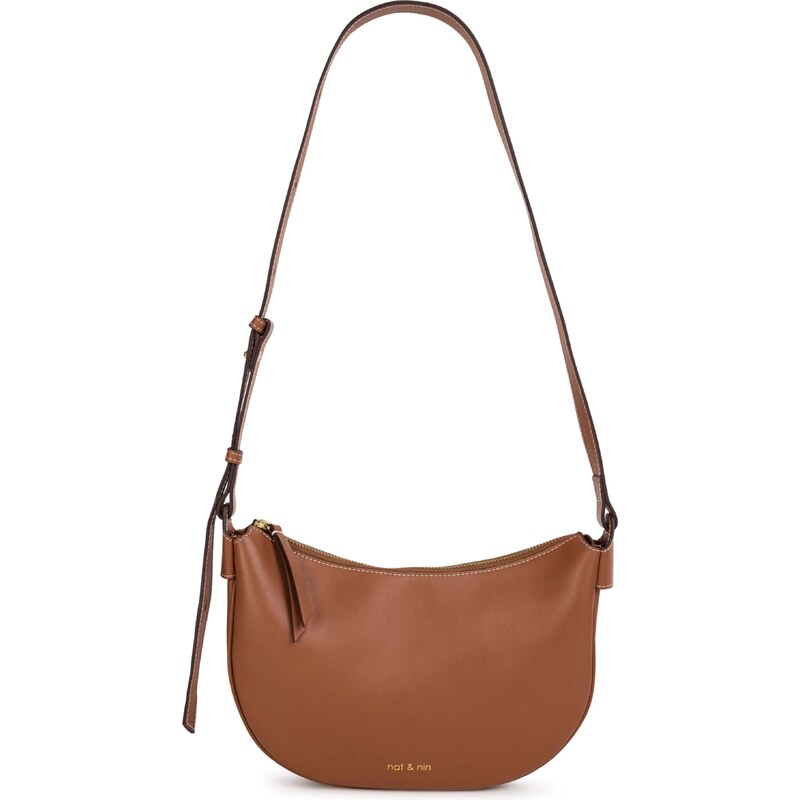 Nat&Nin Taška cez rameno LUNE svetlohnedá 63159674