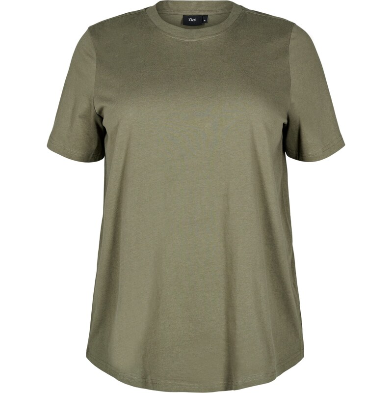 Zizzi Tričko VCHARLIN olivová 54457455