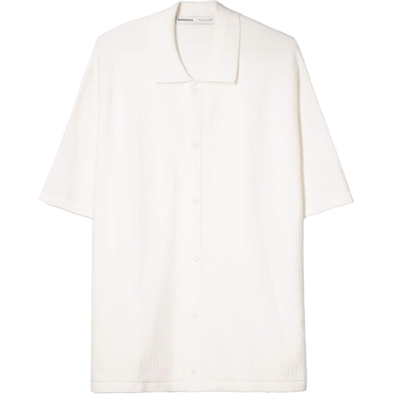Bershka Košeľa biela 63165024