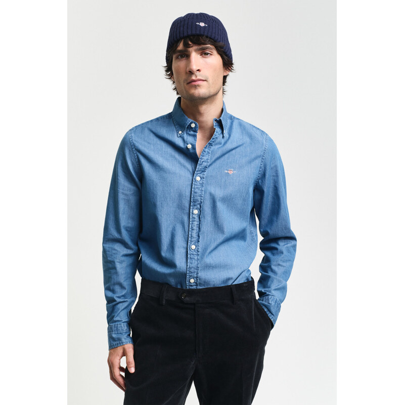 KOŠEĽA GANT SLIM INDIGO BD SEMI LIGHT BLUE 62904066