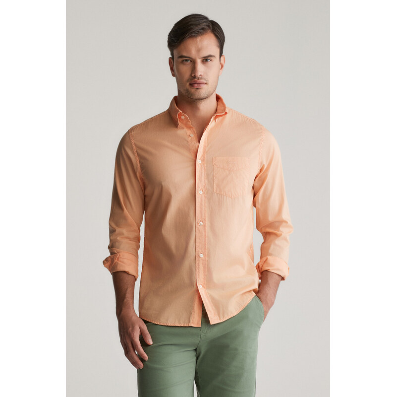 KOŠEĽA GANT REG SUNFADED VOILE SHIRT PEACHY ORANGE 62904069