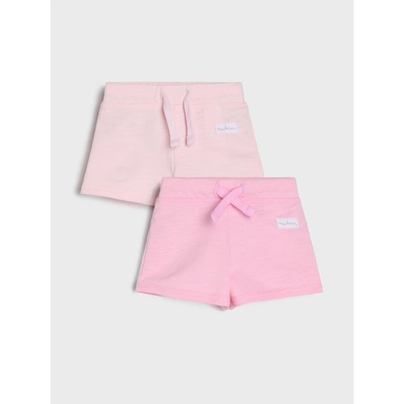 Sinsay - Súprava 2 šortiek - pastelová ružová 65761130