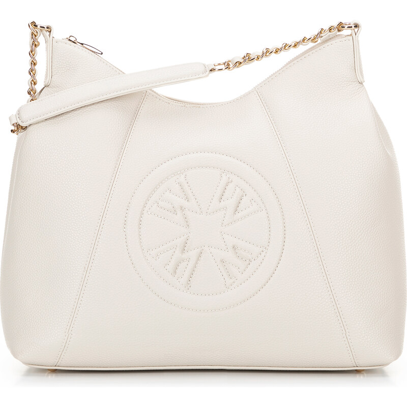 Wittchen Dámska shopperka z imitácie kože krémová 100-4Y-231-0 66066502