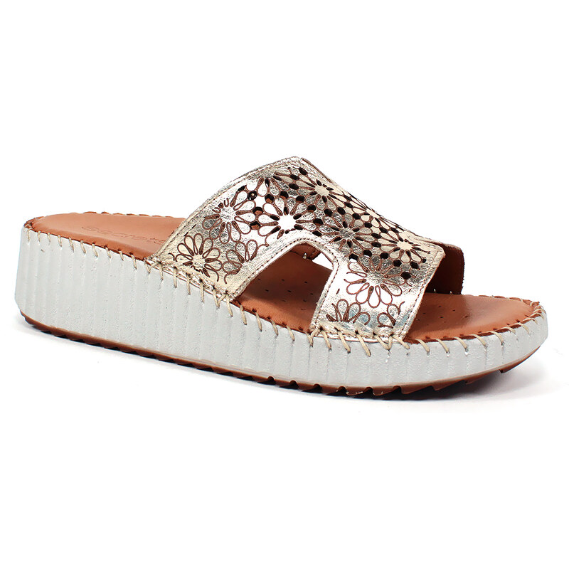 Secretshoes Kožené šľapky 62907690