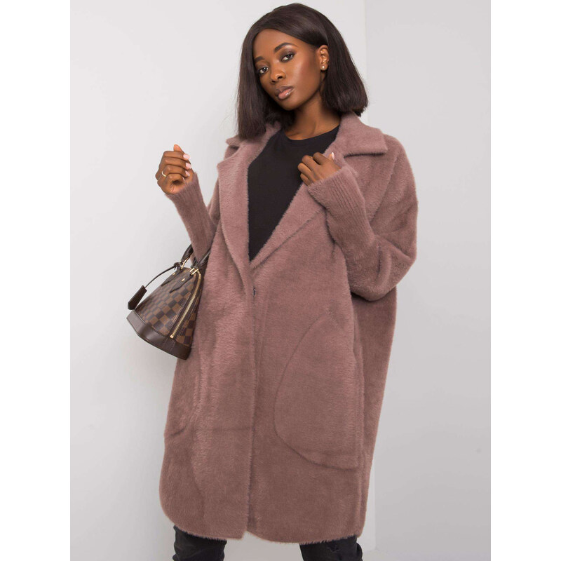 BASIC Mauve teddy coat MBM-PL-1517.00P-mauve 26492663