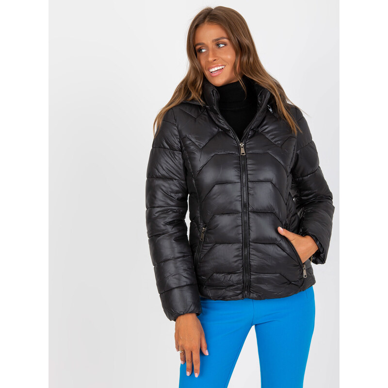 MINORITY Čierna prešívaná zimná bunda NM-KR-L22-9855.59P-black 66146689