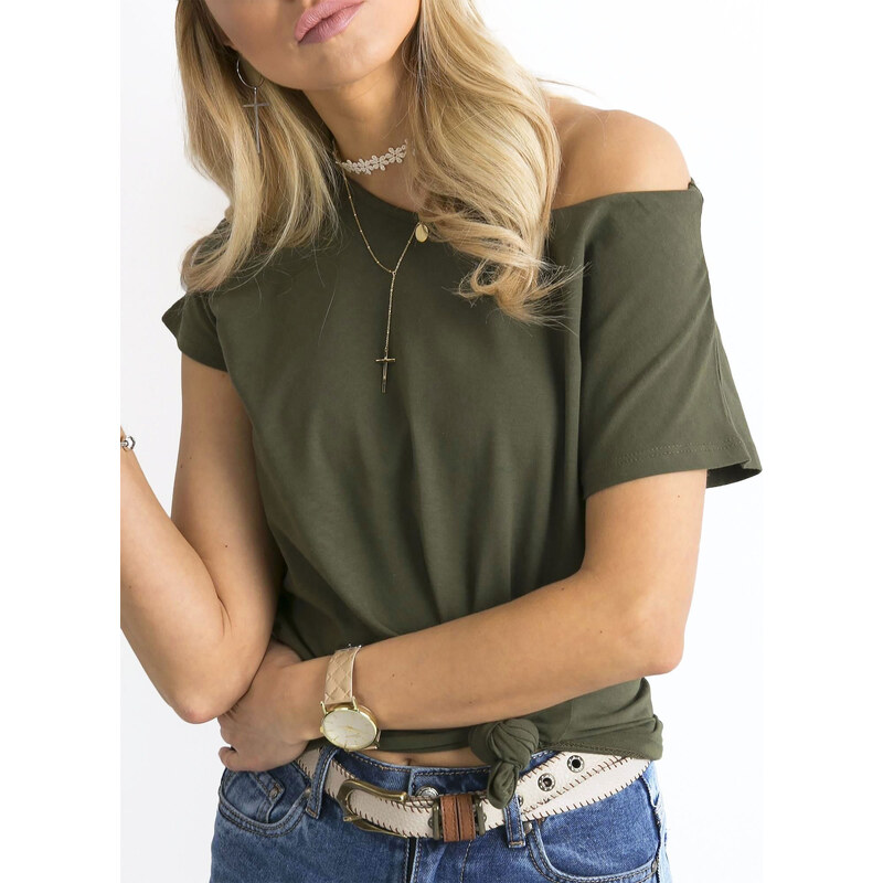 BASIC Khaki dámske tričko RV-BZ-4622.69-khaki 18799693